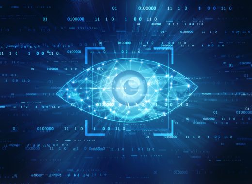 Biometric,Screening,Eye,,Digital,Eye,,Security,Concept,,Cyber,Security,Concept